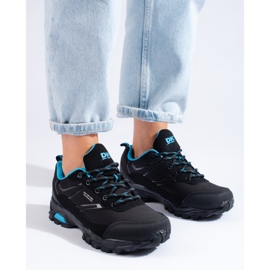 DK svarta och blå sportvandringsskor för kvinnor 1