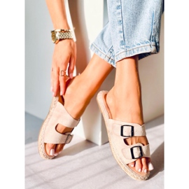 Maina naken espadrillor beige 1