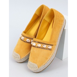 Ocean Yellow shell espadrilles gul 1