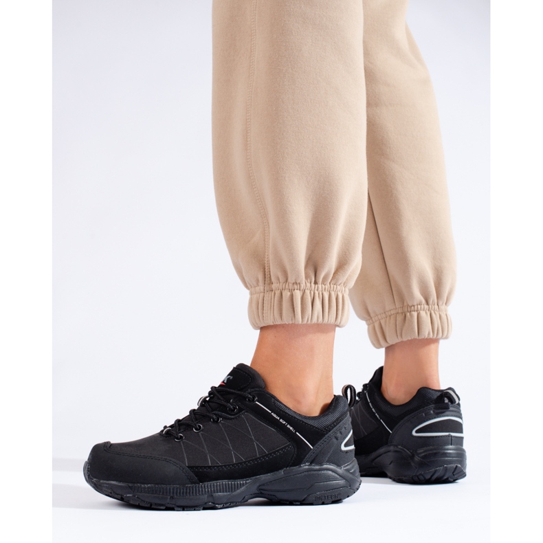 DK svarta vandringsskor för kvinnor 1