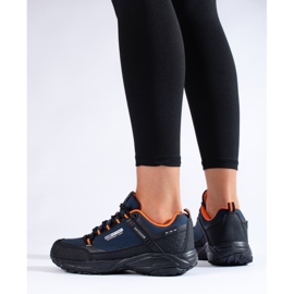 Kvinnors utomhusvandringsskor DK marinblå och svart 1