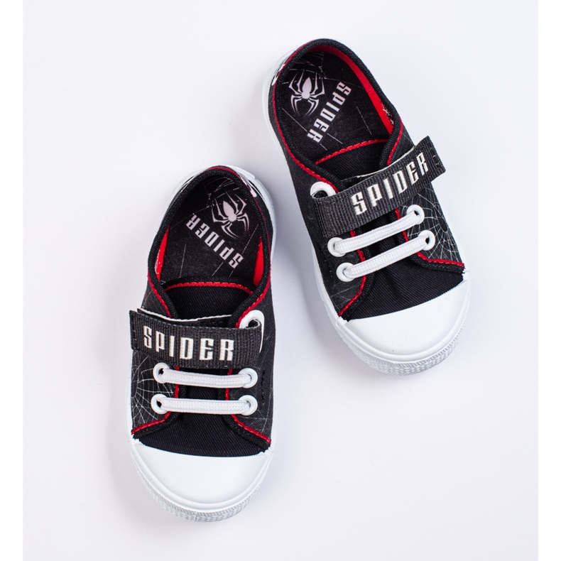 SHELOVET Sneakers för en pojke med kardborreband 3F svart 1