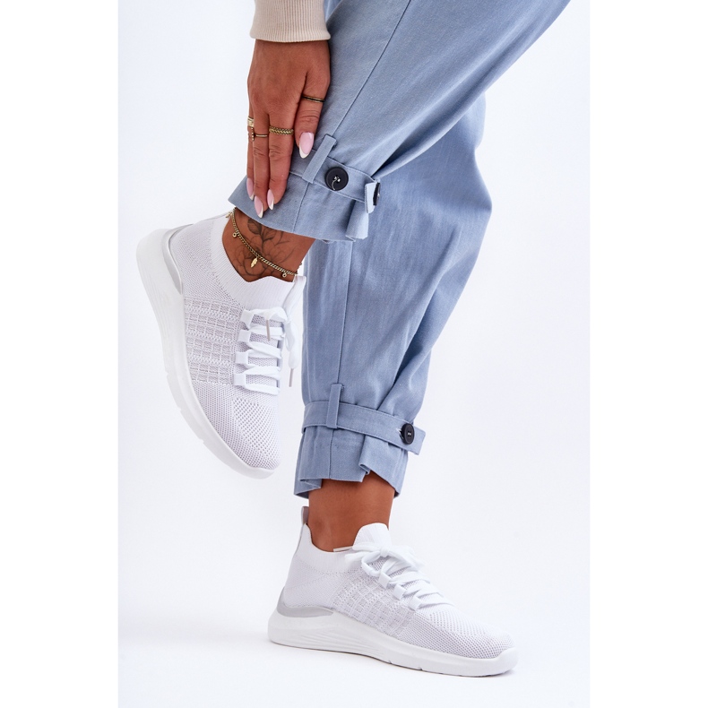 PG1 Klassiska damsportskor Vit Nickel 2