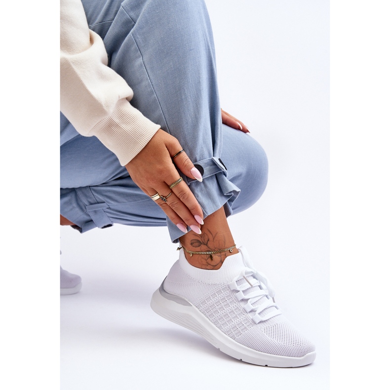 PG1 Klassiska damsportskor Vit Nickel 1