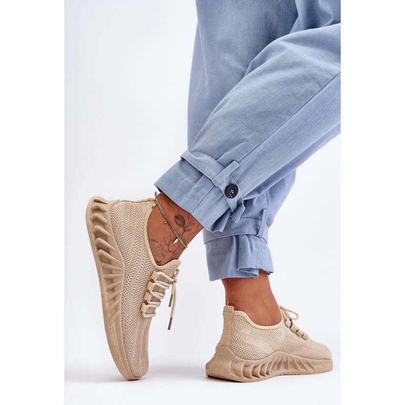 PG1 Slip-on Textile Sneakers för kvinnor Beige Venett 2