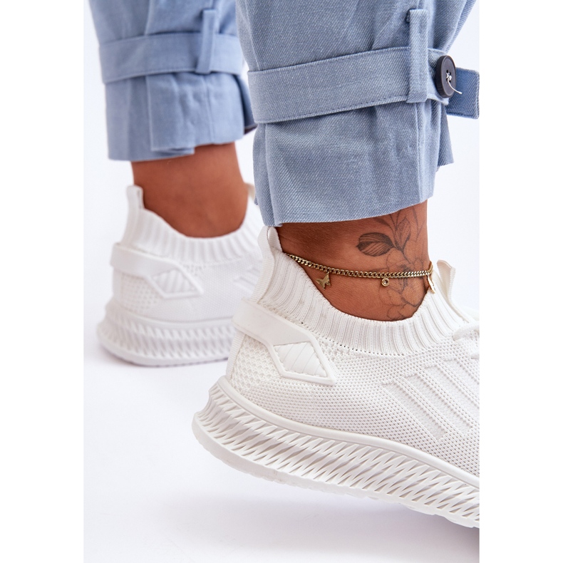 PG1 Slip-On Textile Trainers för kvinnor Vit Zauna 1