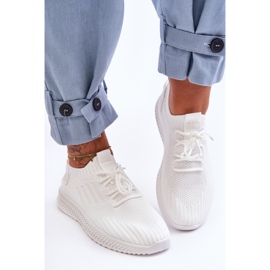 PG1 Slip-On Textile Trainers för kvinnor Vit Zauna 2