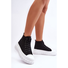 PS1 High Top Sneakers dam Svart Avis 1
