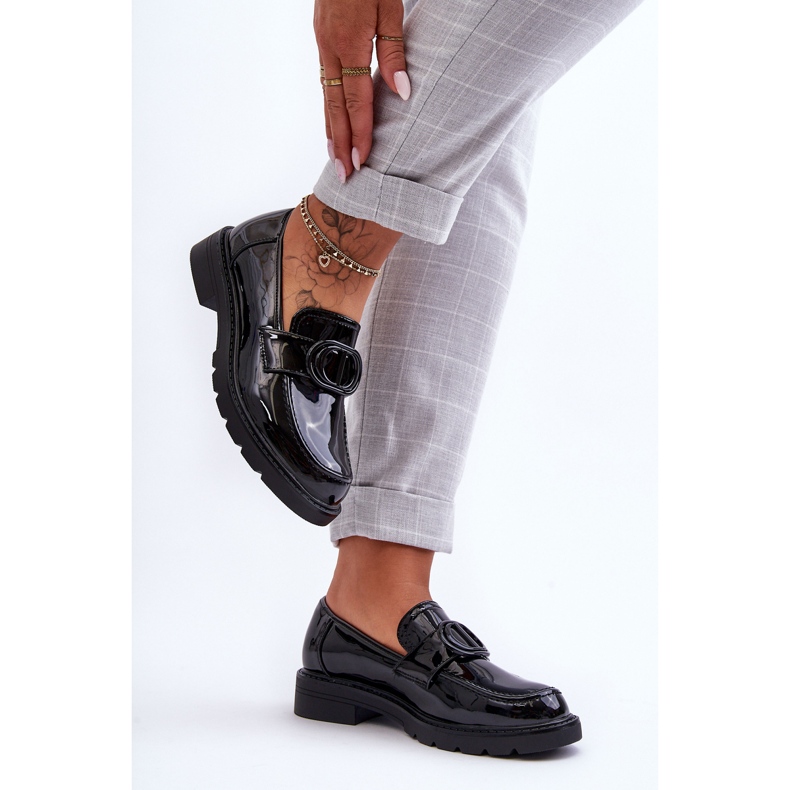 PG1 Lackade Plattform Loafers Black Jarren svart 2