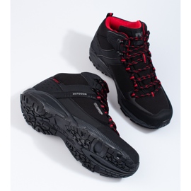 DK vandringsskor med snörning för män med hög ovandel svart 1