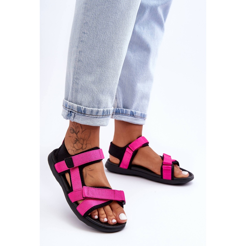 Sportsandaler dam 4F 4FSS23FSANF014-55S Fuchsia rosa 1