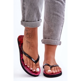 Klassiska flip Flops 4F 4FSS23FFLIF060-90S Svart och Rosa 2