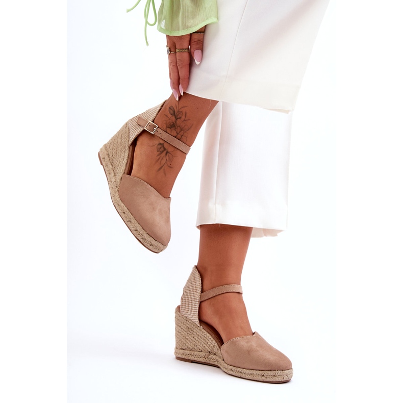 Sandaler i mocka Beige 7