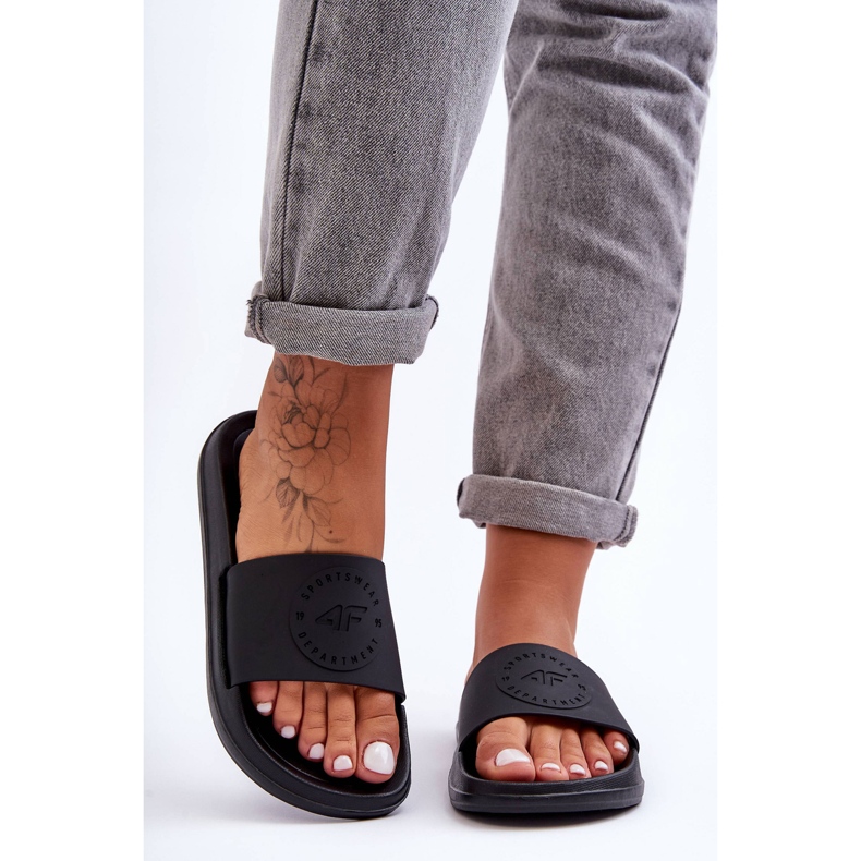 Sporttofflor dam 4F 4FSS23FFLIF069-72S Svart 1