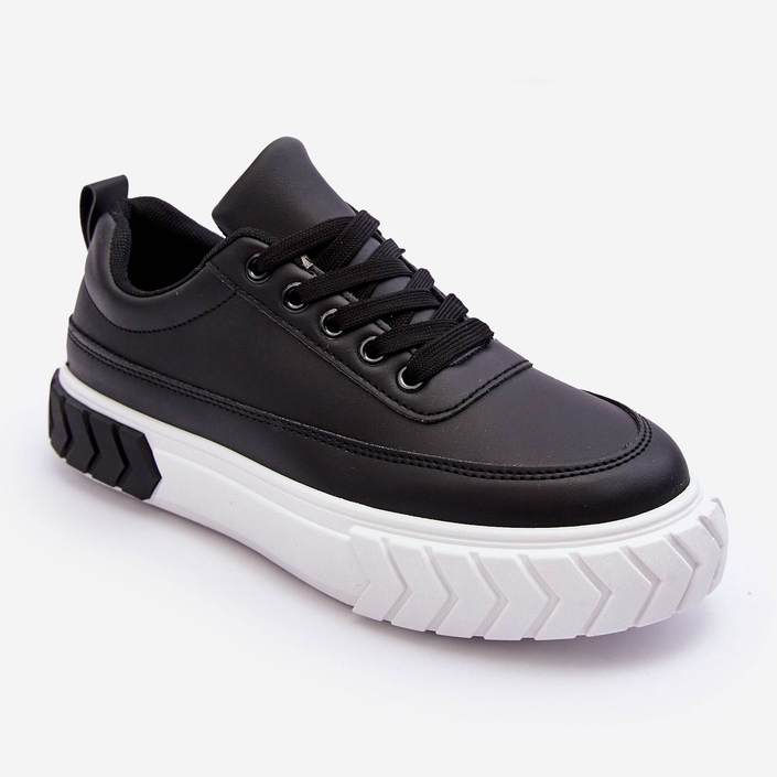 PG1 Klassiska Platform Sneakers Svartvita Nannzie 1