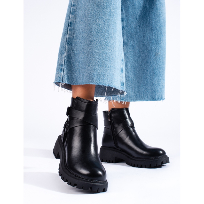 Svarta Shelovet damstövlar 1