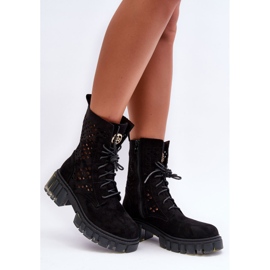 Genombrutna Boots Workers Black Idealiskt svart 1