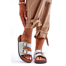 MSMG Slip-On sandaler för kvinnor Cortina Mint grön 4