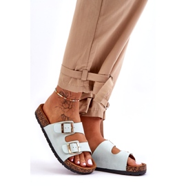 MSMG Slip-On sandaler för kvinnor Cortina Mint grön 3