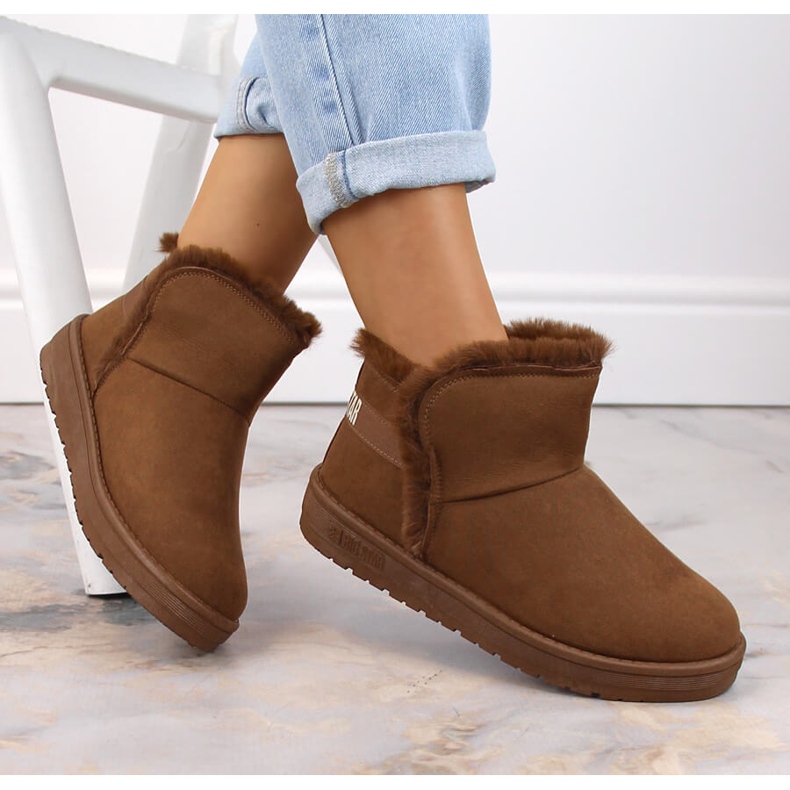 Snöskor för kvinnor muluki brun Big Star KK274620 1