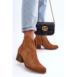 Lewski Shoes Lewski EV28 Cowboystövlar i mocka Brun 2