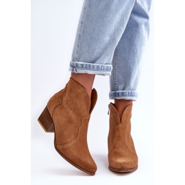 Lewski Shoes Lewski EV28 Cowboystövlar i mocka Brun 1