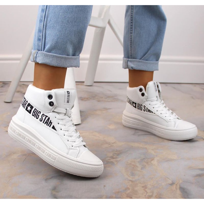 Sportskor isolerade Big Star W INT1901A vit 2