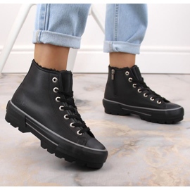 Sneakers isolerade på plattformen Big Star W INT1903C svart 2