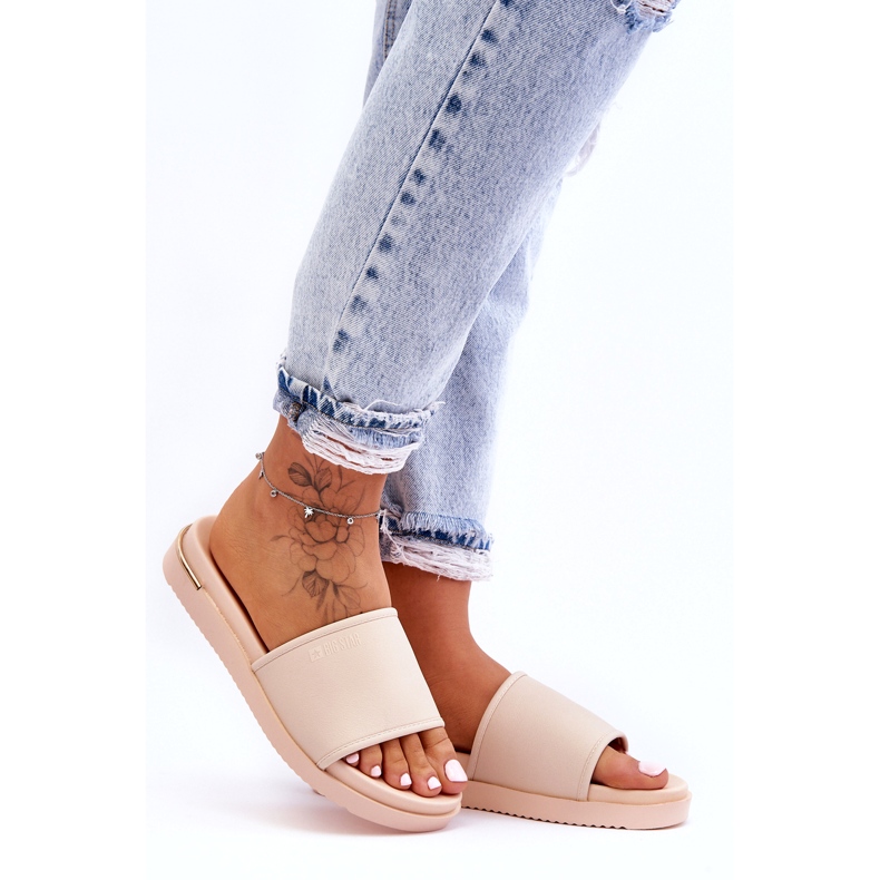 Platformtofflor dam Big Star LL274933 Beige 2