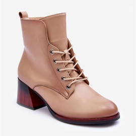 Vinceza Högklackade stövlar Beige Luloshe 2