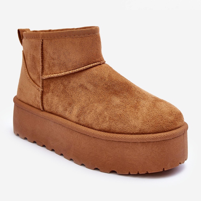 FD1 Snöskor i mocka på Corcoran Brun Plattform 1