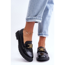 PS1 Damer med platt klack Loafers Svart Sincias 2