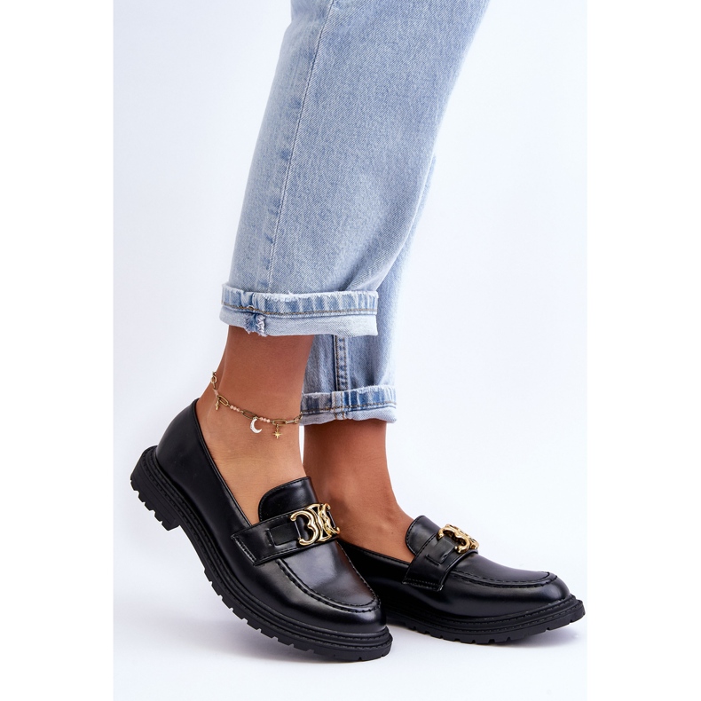 PS1 Damer med platt klack Loafers Svart Sincias 1