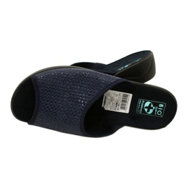 Herringbone Damtofflor Adanex 26039 Marinblå 5