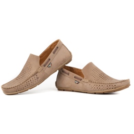 Olivier Sommarläder loafers herr 085DKNT brun 1