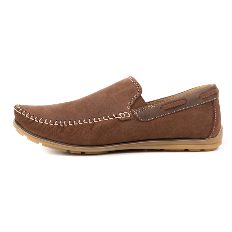 KOMODO Läder loafers herr 920K brun 1