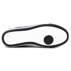 Polbut Herrskor i läder 2121/2 marinblå 1