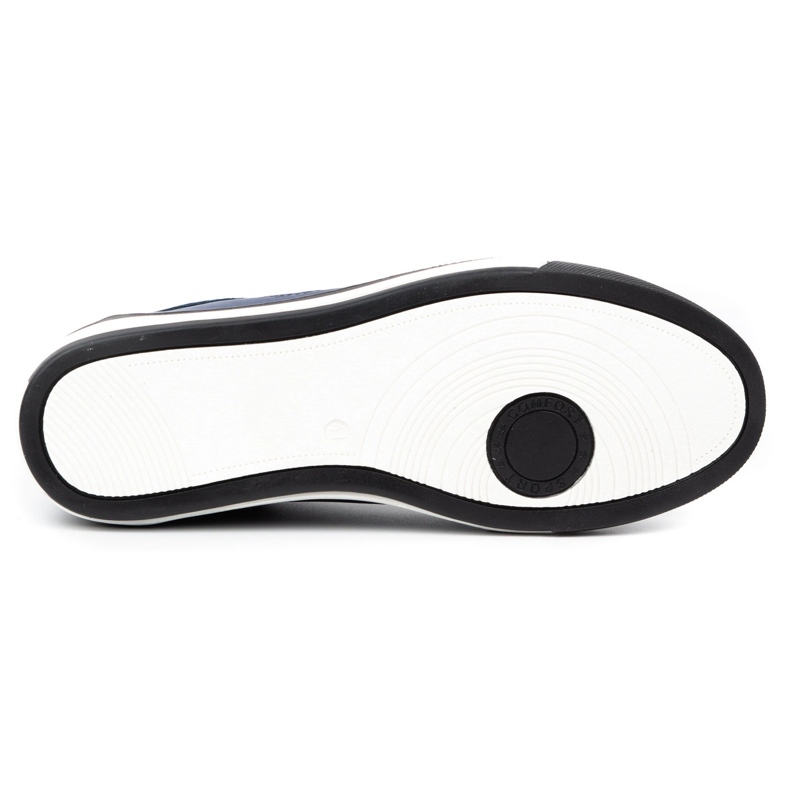 Polbut Herrskor i läder 2121/2 marinblå 1