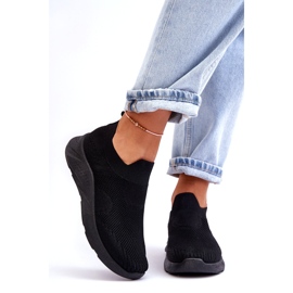 Slip-on sportskor dam svart Claris 7