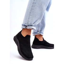 Slip-on sportskor dam svart Claris 1