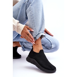 Slip-on sportskor dam svart Claris 3