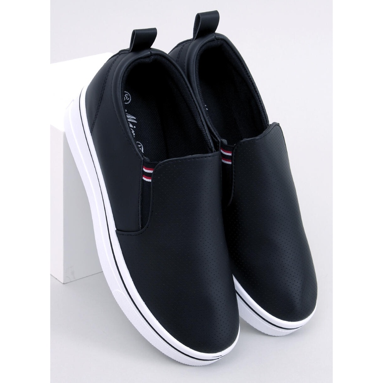 Jenkins Black wedge slip-on sneakers svart 1