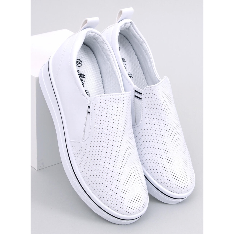 Jenkins White wedge slip-on sneakers vit 1