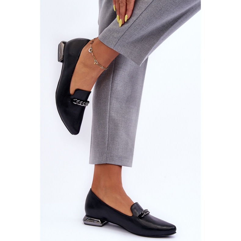 PD1 Balettlägenheter med kedja Svart Lanez 2