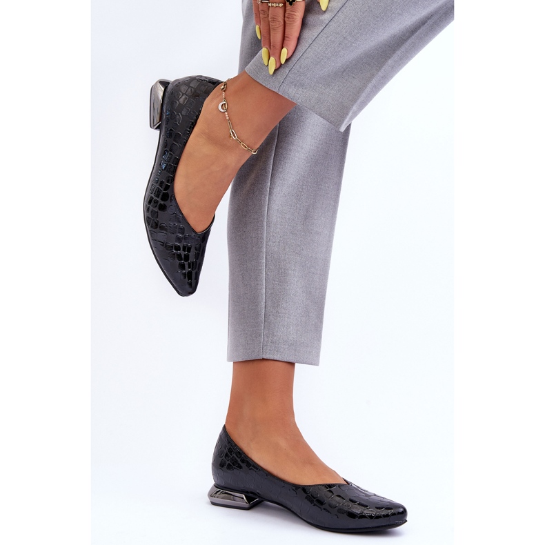 PD1 Vaani Läder Platta Klackar Svart Vaani 1