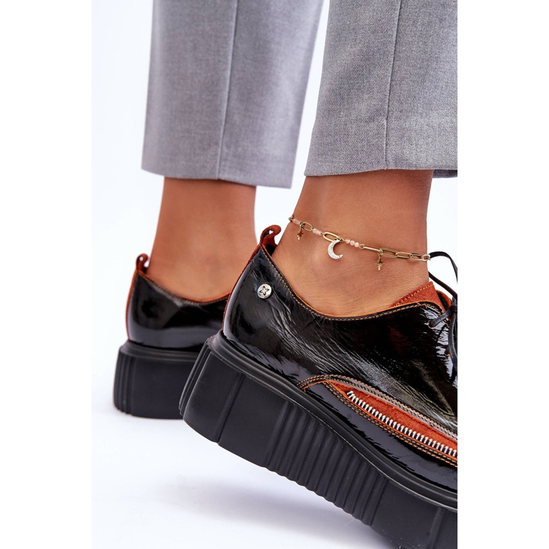 Läderskor för kvinnor Maciejka 50740-18 Svart 2