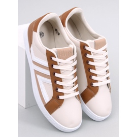 Fitz Khaki Sneakers dam brun 1