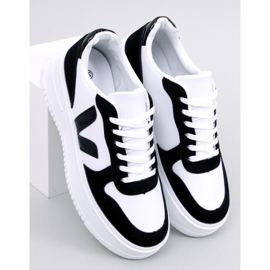 Pyles Svarta damsneakers vit 1