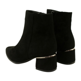 Evento Stövlar i mocka med silverdekor, Svart 23BT35-6420 3