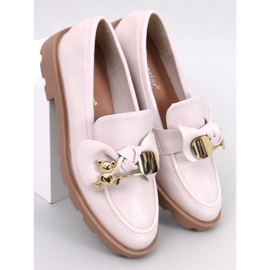 Loafers med en gyllene björn Honey Beige 1
